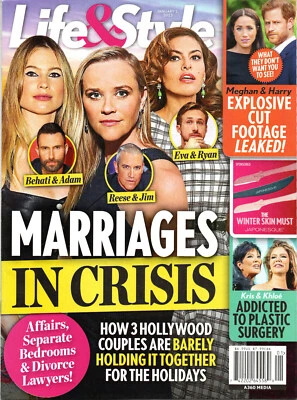LIFE & STYLE Magazine Jan. 2 2023 Behati Prinsloo Reese Witherspoon Eva Mendes - Image 1 of 2