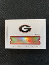 Chris Conley National Treasures 2015 Rookie Card Autograph And Game Worn Patch