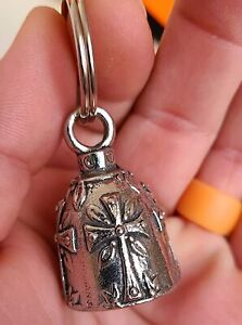 Guardian Bell HOLY CROSS Good Luck Gift Set lucky charm keychain religious 