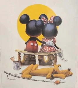 Stampa Disney "Cucciolo amore" con cornice nera 38"x26" - Foto 1 di 9