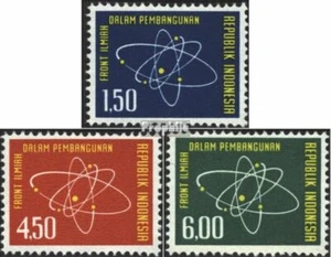 Indonesia 365-367 (completa Edizione) nuovo linguellato 1962 Scienza - Foto 1 di 1