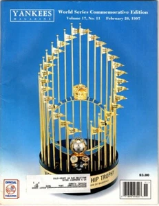 Yankees Magazine World Series Commemorative, Volume 17, No 11, February 26, 1997 - Picture 1 of 1