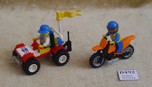 LEGO Sets: Town: Coast Guard: 6518-1 Baja Buggy & 5626-1 Coast Guard Bike 100% - Picture 1 of 12
