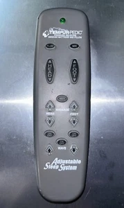 TEMPUR-PEDIC Adjustable Sleep System Sleep Number Bed Remote Control KSMBR20543T - Picture 1 of 3