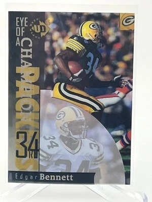 1997 NFL UD3 Card #39 Edgar Bennett RB #34 Green Bay Packers Near Mint or Better - Image 1 of 2