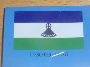 Lesotho Flag 3'x5' Super-Polyester New Sealed wth Canvas Header & Brass Grommets - Picture 1 of 4