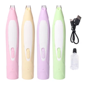 Professional Pet Dog Electric Hair Trimmer Mini Paw Pads Clipper Shavers Cutting - Picture 1 of 16