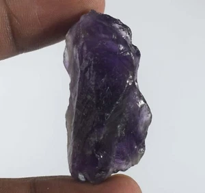 79,90 ct natürlicher violetter Amethyst 41 x 18 mm Heil Edelstein grob kostenloser Versand - Bild 1 von 5