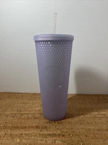 Starbucks 2021 Winter Holiday Icy lilac Bling Studded Cold Tumbler 24oz Venti - Bild 1 von 4