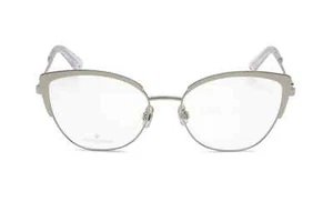 Swarovski SK 5402 016 Silver Metal Cat Eye Optical Eyeglasses Frame 54-17-140 - Picture 1 of 2