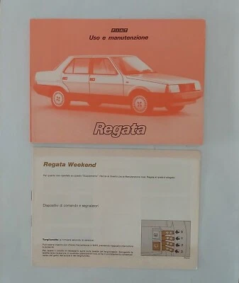 FIAT Regata + Weekend - Manuale Uso e Manutenzione 5ª edizione II-1985  - Immagine 1 di 2
