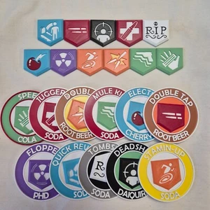 Call Of Duty Zombies Perk Patches Icons Hook & Loop 3D Printed BUY 2 GET 1 FREE - Picture 1 of 40