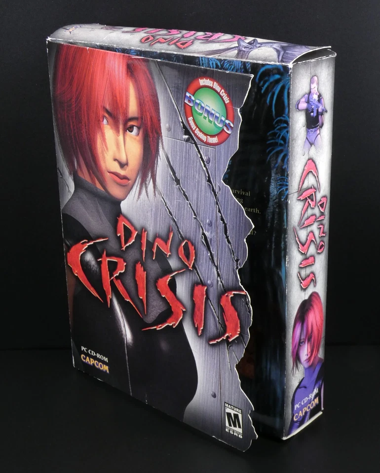 Dino Crisis (PC CD-ROM) Capcom 2000 Horror Computer Game Clean Tested