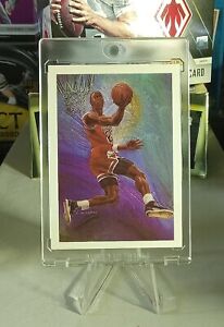 1990-91 NBA Hoops Michael Jordan Chicago Bulls Card 358 Checklist