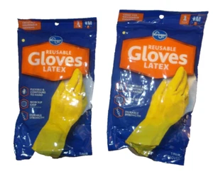 Kroger Two Packs Of Medium Reusable Latex Gloves - Picture 1 of 1