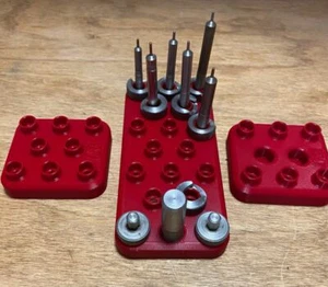 Bench Rack for Lee Case Length Gauge & Cutters holds 6-15 - Picture 1 of 12