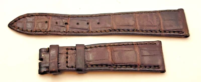 Authentic Patek Philippe Geneve Brown Leather watch strap 21/16mm 75+113mm OEM - Image 1 of 2