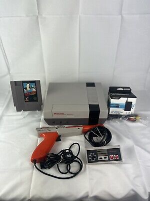 ORIGINAL Nintendo Entertainment System Video Game Bundle Set Kit NES Console OG • 134.99$