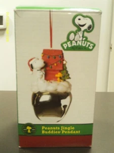 Peanuts Jingle Buddies Pendant Snoopy & Woodstock Jingle Bell Ornament 2012 - Picture 1 of 6