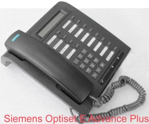 SYSTEMTELEFON SIEMENS OPTISET E ADVANCE PLUS SCHWARZ PHONE SEHR GUTER ZUSTAND MM - Zdjęcie 1 z 2