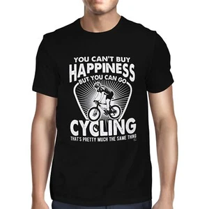Camiseta de ciclismo 1Tee You Can't Buy Happiness But You Can Go para hombre - Imagen 1 de 24