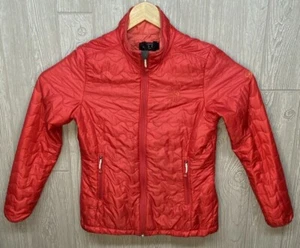 Mountain Hardwear Women Girl Down Puffer Jacket Red Lightweight Packable Size XS - Picture 1 of 10