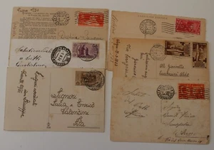 ITALIA 1930-1941 lotto 6 cartoline+affrancate COMMEMORATIVI+5 cartol ISOLATI-479 - Imagen 1 de 1