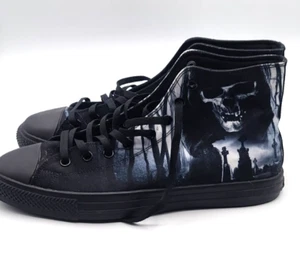 Pattinatore uomo 14M RAAD Shop cielo teschio tela alto punk gotico - Foto 1 di 11