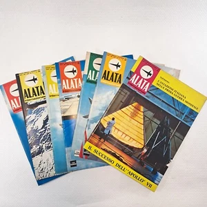 Lot Composed Of 7 Aeronautics Magazines - Alata Internazionale - Year 1968 - Picture 1 of 6