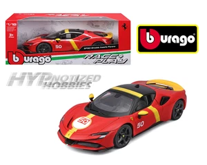 BBURAGO 1:18 FERRARI SF90 STRADALE ASSETTO FIORANO #50 RED 18-16021 - Picture 1 of 1