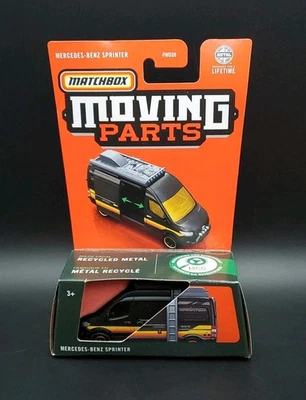 Piezas móviles Matchbox 2024 #9 Mercedes-Benz Sprinter negras  Foto 1 de 4