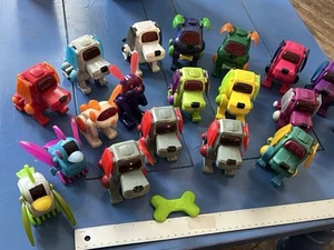 Vintage Lot of 19 McDonald's Poo-Chi Robotic Dogs 2000s Mcdonald's Sega Pets - Picture 1 of 17