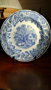 spode blue room 10.5" plate rural scenes - Picture 1 of 2