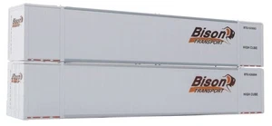 Con-Cor 0004-88002 HO Bison Containers 53''Sheet/Post rivet Side Container Set#1 - Picture 1 of 1