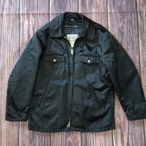 Tufnyl by Blauer Vintage Bomber Jacket Mens 40R Black Tactical Police READ - Picture 1 of 9