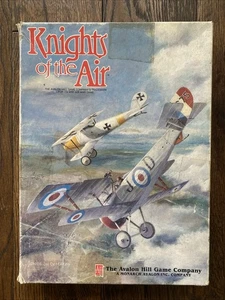 Knights of the Air Avalon Hill Game complete Used Condition - Picture 1 of 12