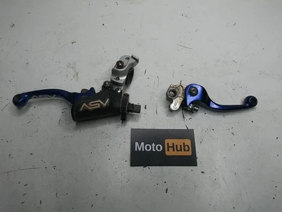 2007 YAMAHA YZ450F YZ 450F ASV BLUE HANDLEBAR LEVERS CLUTCH & BRAKE SET PAIR - Image 1 of 4