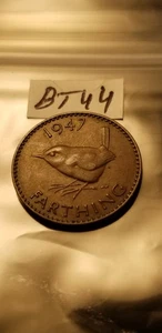 Great Britain 1947 Farthing Coin Idbt1. - Picture 1 of 2