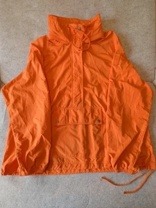 Old Navy Orange Hooded Anorak Windbreaker Jacket Pullover Men’s Size 2XL - Picture 1 of 14