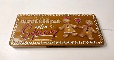 Too Faced Gingerbread Extra Spicy Eyeshadow Palette Full Size 18 Shades Rare UK - Image 1 of 4
