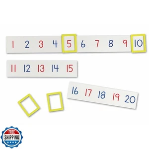 Learning Resources Magnetic Number Line 1-100, 20 Magnets, Classroom Accessor - Picture 1 of 4