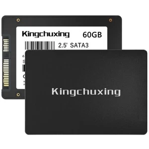 Kingchuxing 60GB Interne Festplatte SSD 2.5" SATA III 6 GB/s 500MB/S PC Laptop - Picture 1 of 12