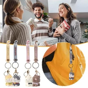 Llavero Exquisito Llavero Bolsa de Libros Decoración Exquisito Colgante Regalo de Cumpleaños = - Imagen 1 de 14