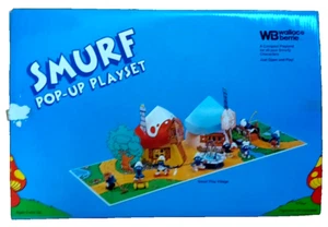 Vintage 1983 Smurf Pop-Up Playset Play Village, Set #5165 - Picture 1 of 4