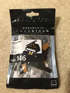 Black Grand Piano Nanoblock Micro Toy Building Blocks Set 170 Pcs Kawada NBC-146 - Picture 1 of 7
