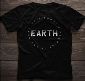 Neil Young & Promise of the Real, Lukas Nelson Earth Unisex T-Shirt - Picture 1 of 1