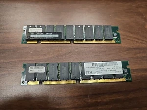 2x SEC KMM374F803BAK1-6um 64MB 9843H RAM STICK LATO SINGOLO VINTAGE RAM - Foto 1 di 2