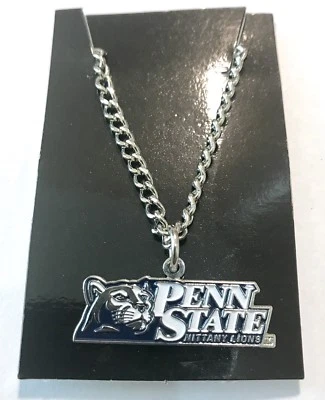 Collar de plata Penn State Nittany Lions - Joyería con licencia NCAA PS Foto 1 de 3