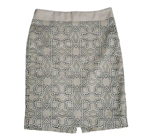 Falda lápiz para mujer The Limited estilo celta estampado geométrico beige/gris talla 4 - Imagen 1 de 12