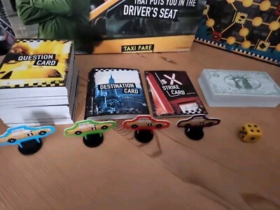 Cash Cab Board Game Complete New York Taxi TV Show Trivia Family - Image 1 of 4